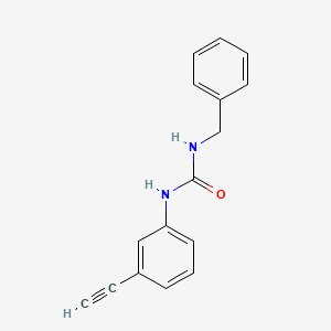 molecular formula C16H14N2O B7857340 3-Benzyl-1-(3-ethynylphenyl)urea 