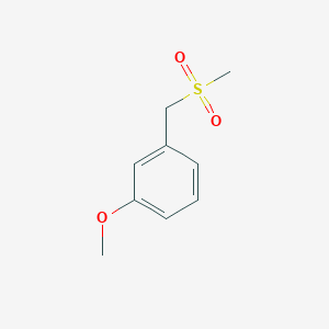 molecular formula C9H12O3S B7857378 1-(Methanesulfonylmethyl)-3-methoxybenzene 