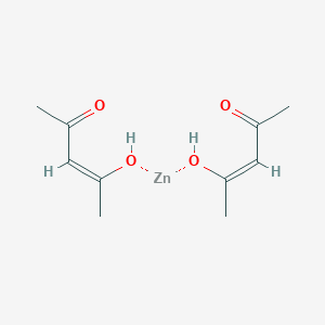 molecular formula C10H14O4Zn B078574 双(2,4-戊二酮酸)锌 CAS No. 14024-63-6