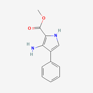 methyl 3-amino-4-phenyl-1H-pyrrole-2-carboxylate