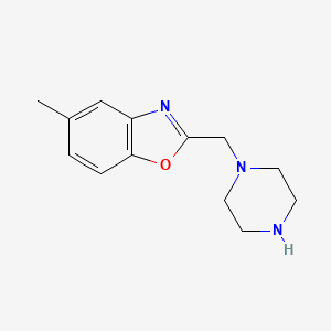 5-Methyl-2-(piperazinomethyl)-1,3-benzoxazole