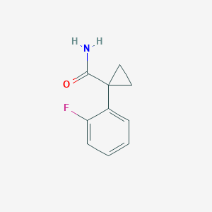 1-(2-Fluorophenyl)cyclopropanecarboxamide