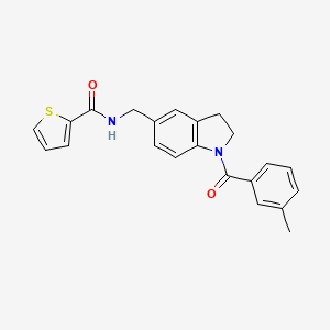 N-[[1-(3-Methylbenzoyl)-5-indolinyl]methyl]thiophene-2-carboxamide