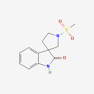 1'-(Methylsulfonyl)spiro[indoline-3,3'-pyrrolidin]-2-one
