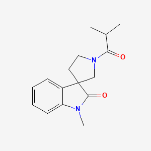 1'-Isobutyryl-1-methylspiro[indoline-3,3'-pyrrolidin]-2-one