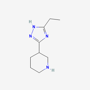 3-(5-ethyl-1H-1,2,4-triazol-3-yl)piperidine