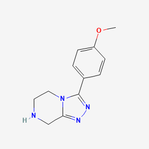 3-(4-Methoxyphenyl)-5,6,7,8-tetrahydro[1,2,4]triazolo[4,3-a]pyrazine