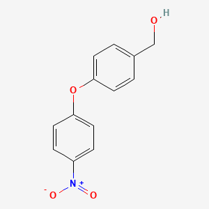 molecular formula C13H11NO4 B7857791 4-(4-Nitrophenoxy)-benzenemethanol 