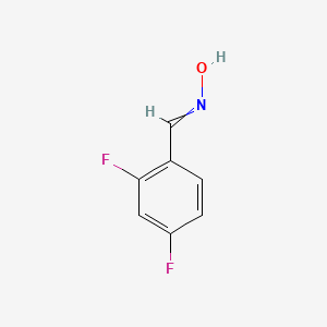 molecular formula C7H5F2NO B7857828 2,4-Difluoro-benzaldehyde oxime 
