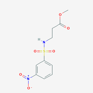 Methyl 3-(3-nitrobenzenesulfonamido)propanoate