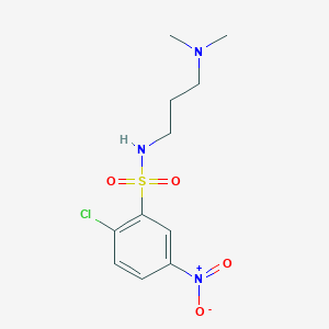 2-chloro-N-[3-(dimethylamino)propyl]-5-nitrobenzenesulfonamide