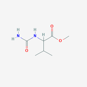 molecular formula C7H14N2O3 B7857876 Methyl 2-(carbamoylamino)-3-methylbutanoate 