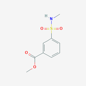 molecular formula C9H11NO4S B7857896 methyl 3-(N-methylsulfamoyl)benzoate 