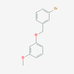 molecular formula C14H13BrO2 B7858008 3-Bromobenzyl-(3-methoxyphenyl)ether 