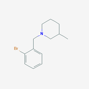 molecular formula C13H18BrN B7858040 1-(2-Bromobenzyl)-3-methylpiperidine 