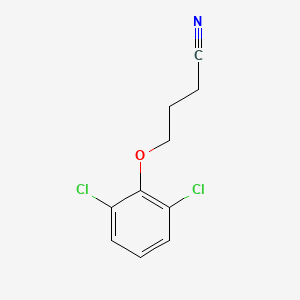 molecular formula C10H9Cl2NO B7858120 4-(2,6-Dichlorophenoxy)butanenitrile 
