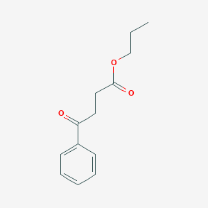 molecular formula C13H16O3 B7858191 Propyl 4-oxo-4-phenylbutanoate 