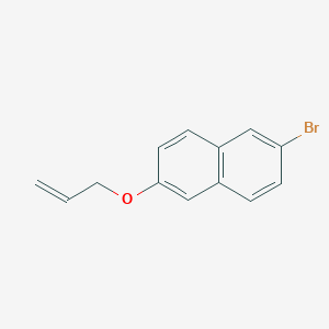 molecular formula C13H11BrO B7858200 2-(烯丙氧基)-6-溴萘 