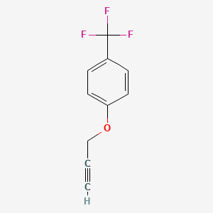 molecular formula C10H7F3O B7858211 3-(p-Trifluoromethylphenoxy)-1-propyne CAS No. 63878-78-4