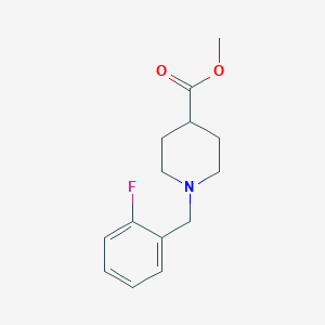 Methyl 1-[(2-fluorophenyl)methyl]piperidine-4-carboxylate