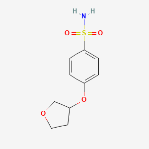 4-(Oxolan-3-yloxy)benzene-1-sulfonamide