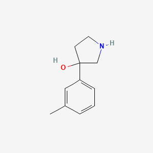 3-(3-Methylphenyl)-3-pyrrolidinol HCl