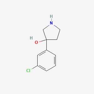 3-(3-Chlorophenyl)pyrrolidin-3-ol