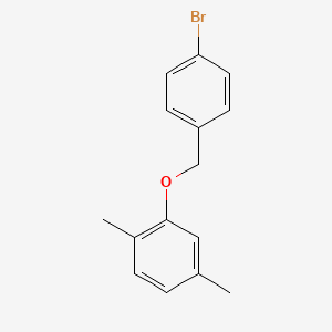 molecular formula C15H15BrO B7858363 4-Bromobenzyl-(2,5-dimethylphenyl)ether 