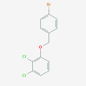 molecular formula C13H9BrCl2O B7858371 4-Bromobenzyl-(2,3-dichlorophenyl)ether 