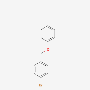 molecular formula C17H19BrO B7858390 4-Bromobenzyl-(4-tert-butylphenyl)ether 