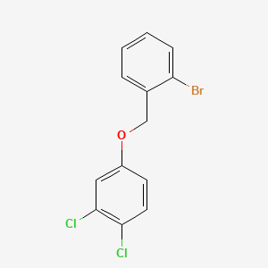 molecular formula C13H9BrCl2O B7858445 2-Bromobenzyl-(3,4-dichlorophenyl)ether 