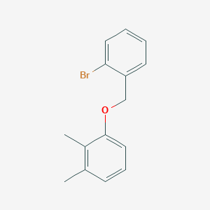 molecular formula C15H15BrO B7858463 2-Bromobenzyl-(2,3-dimethylphenyl)ether 