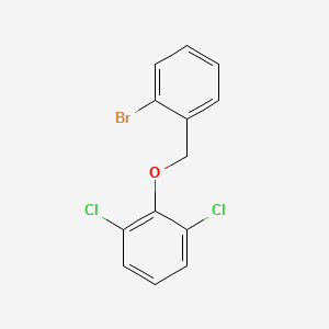 molecular formula C13H9BrCl2O B7858470 2-Bromobenzyl-(2,6-dichlorophenyl)ether CAS No. 1309933-99-0
