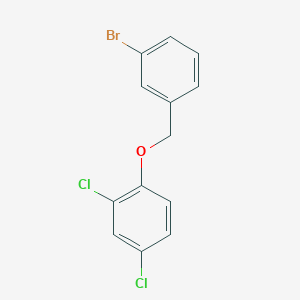 molecular formula C13H9BrCl2O B7858478 3-Bromobenzyl-(2,4-dichlorophenyl)ether 
