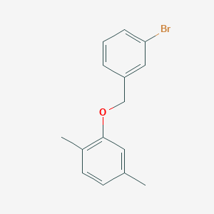 molecular formula C15H15BrO B7858493 3-Bromobenzyl-(2,5-dimethylphenyl)ether 