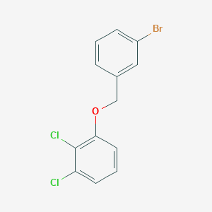 molecular formula C13H9BrCl2O B7858511 3-Bromobenzyl-(2,3-dichlorophenyl)ether 
