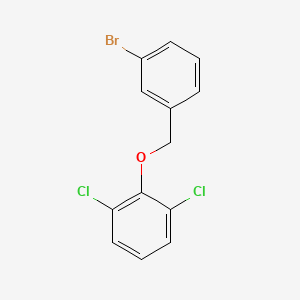molecular formula C13H9BrCl2O B7858521 3-Bromobenzyl-(2,6-dichlorophenyl)ether 