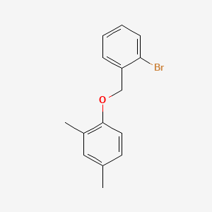 molecular formula C15H15BrO B7858531 2-Bromobenzyl-(2,4-dimethylphenyl)ether 