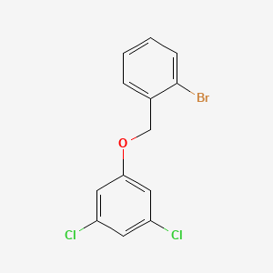 molecular formula C13H9BrCl2O B7858549 2-Bromobenzyl-(3,5-dichlorophenyl)ether CAS No. 1309932-98-6