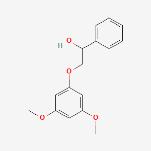 molecular formula C16H18O4 B7858616 2-(3,5-Dimethoxyphenoxy)-1-phenylethanol 