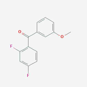 (2,4-Difluorophenyl)(3-methoxyphenyl)methanone