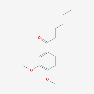 molecular formula C14H20O3 B7858655 1-(3,4-Dimethoxyphenyl)hexan-1-one CAS No. 52375-87-8