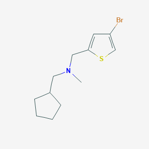 [(4-Bromothiophen-2-yl)methyl](cyclopentylmethyl)methylamine