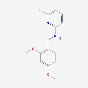 molecular formula C14H15FN2O2 B7858719 N-(2,4-Dimethoxybenzyl)-6-fluoropyridin-2-amine 