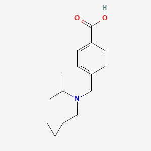 4-{[(Cyclopropylmethyl)(propan-2-yl)amino]methyl}benzoic acid