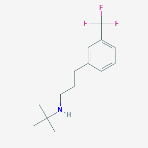 tert-Butyl({3-[3-(trifluoromethyl)phenyl]propyl})amine