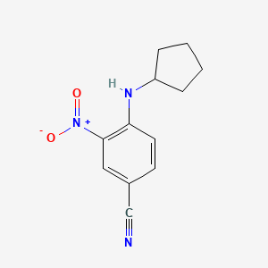 4-(Cyclopentylamino)-3-nitrobenzonitrile