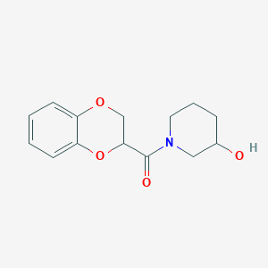 (2,3-Dihydrobenzo[b][1,4]dioxin-2-yl)(3-hydroxypiperidin-1-yl)methanone