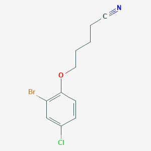 5-(2-Bromo-4-chloro-phenoxy)pentanenitrile