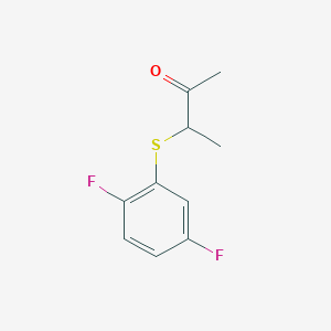 3-[(2,5-Difluorophenyl)sulfanyl]butan-2-one